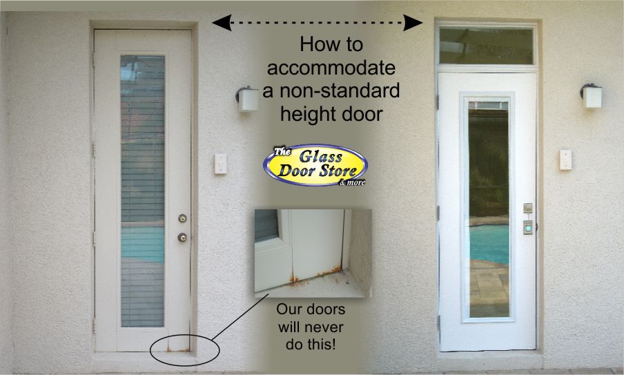 How Our Team Can Replace A NonStandard Height Exterior Door