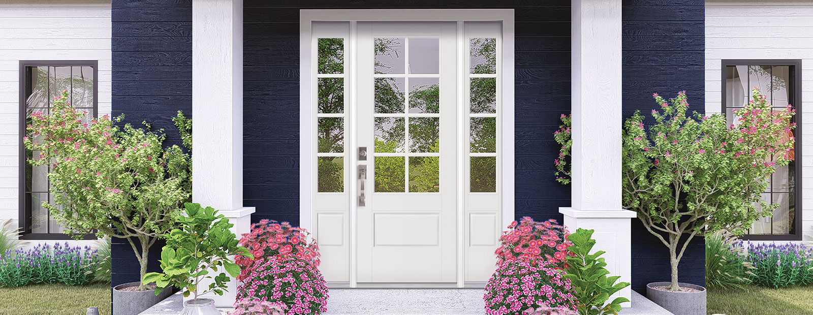 Craftsman Style Front Doors - The Glass Door Store