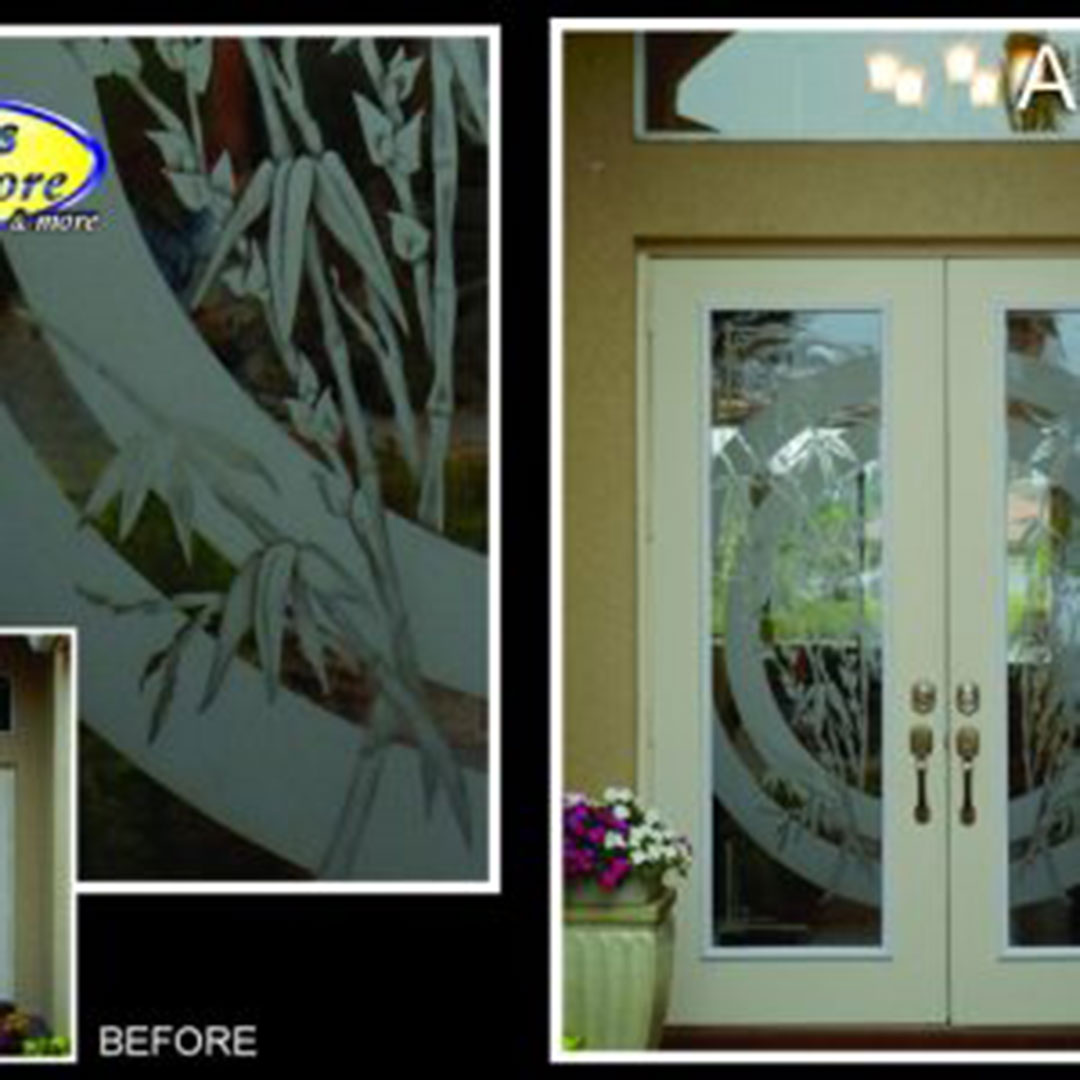etched glass for doors and interior glass in Lakeland FL