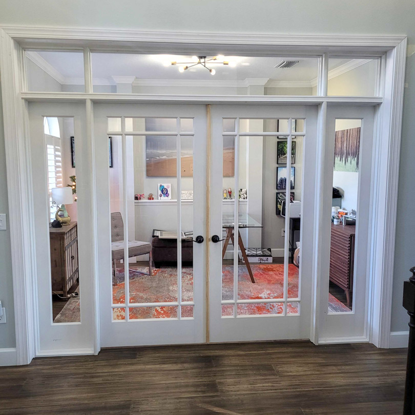 Glass interior door customization in Tampa FL