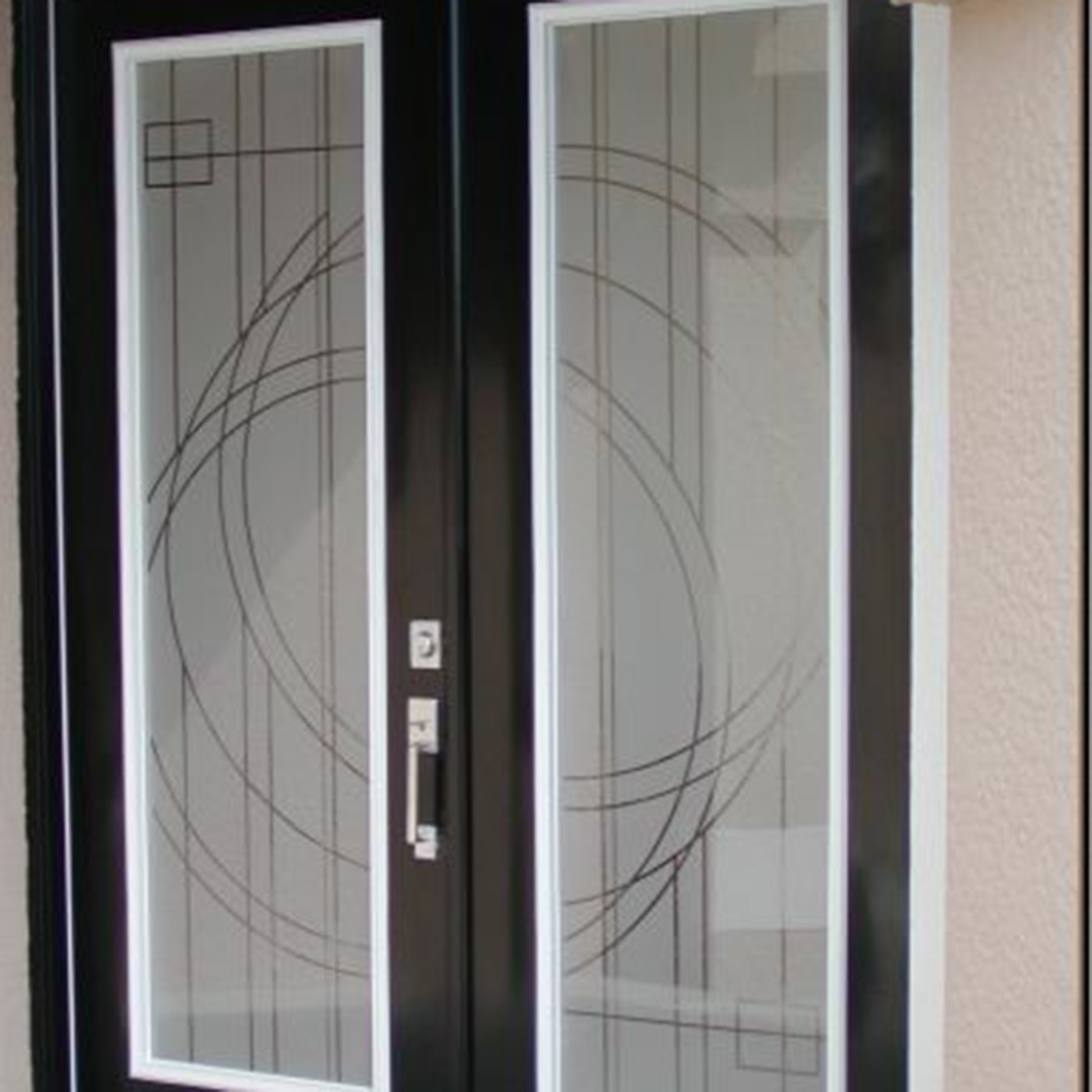 frosted entry way glass doors in winter haven fl