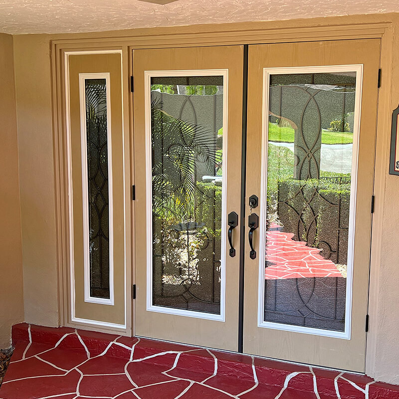 adding glass to your exterior doors in Tampa, FL