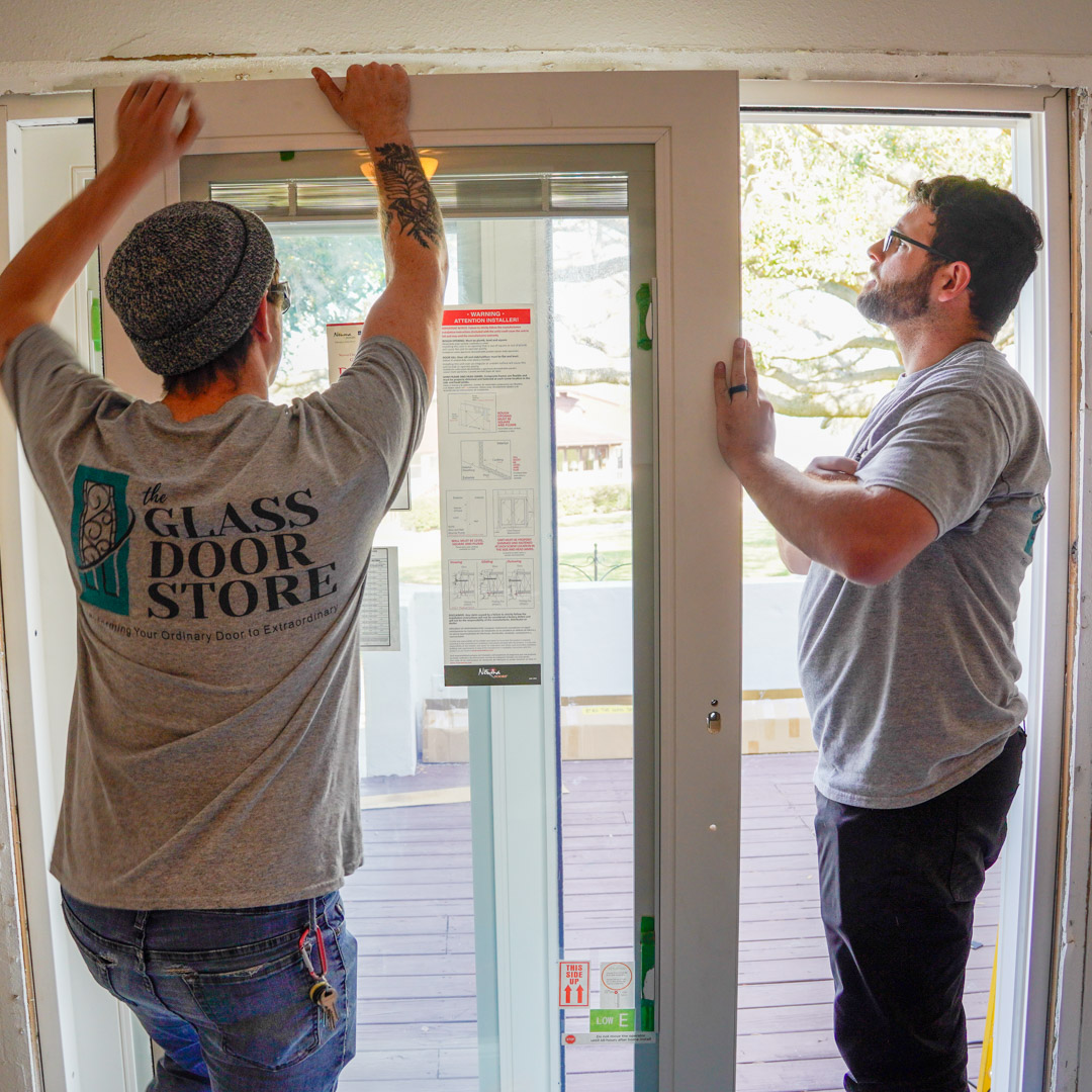 professional glass door insert installations in Tampa, FL