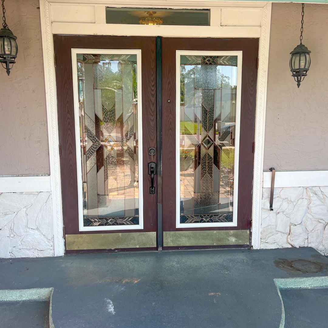 front door glass inserts in Brandon, FL